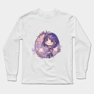 Chibi Raiden Shogun Long Sleeve T-Shirt